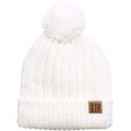 New winter hat wool ball flanging label hat